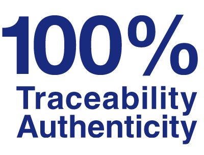 100% traceability authenticity